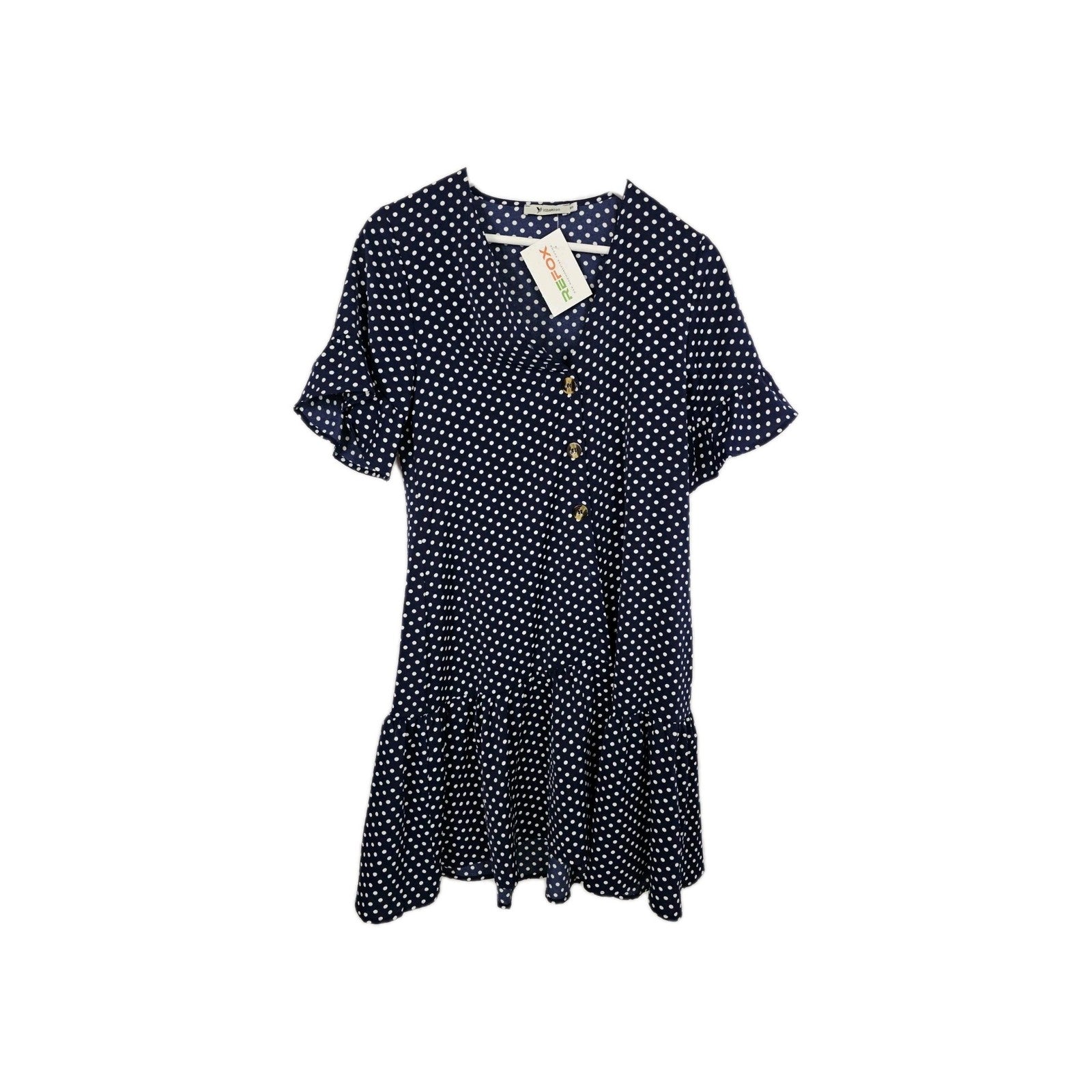 EK10087 Damen Kleid Yidarton Gr.S Blau0