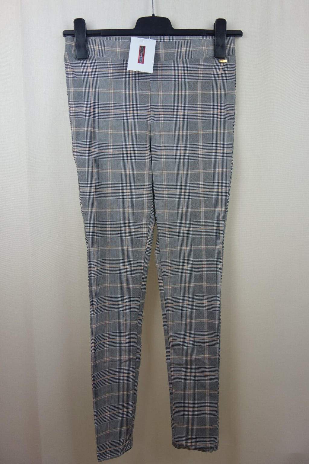 EK1891 Damen Hose von Lascana, grau kariert, Gr. 36/380
