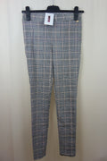 EK1891 Damen Hose von Lascana, grau kariert, Gr. 36/380