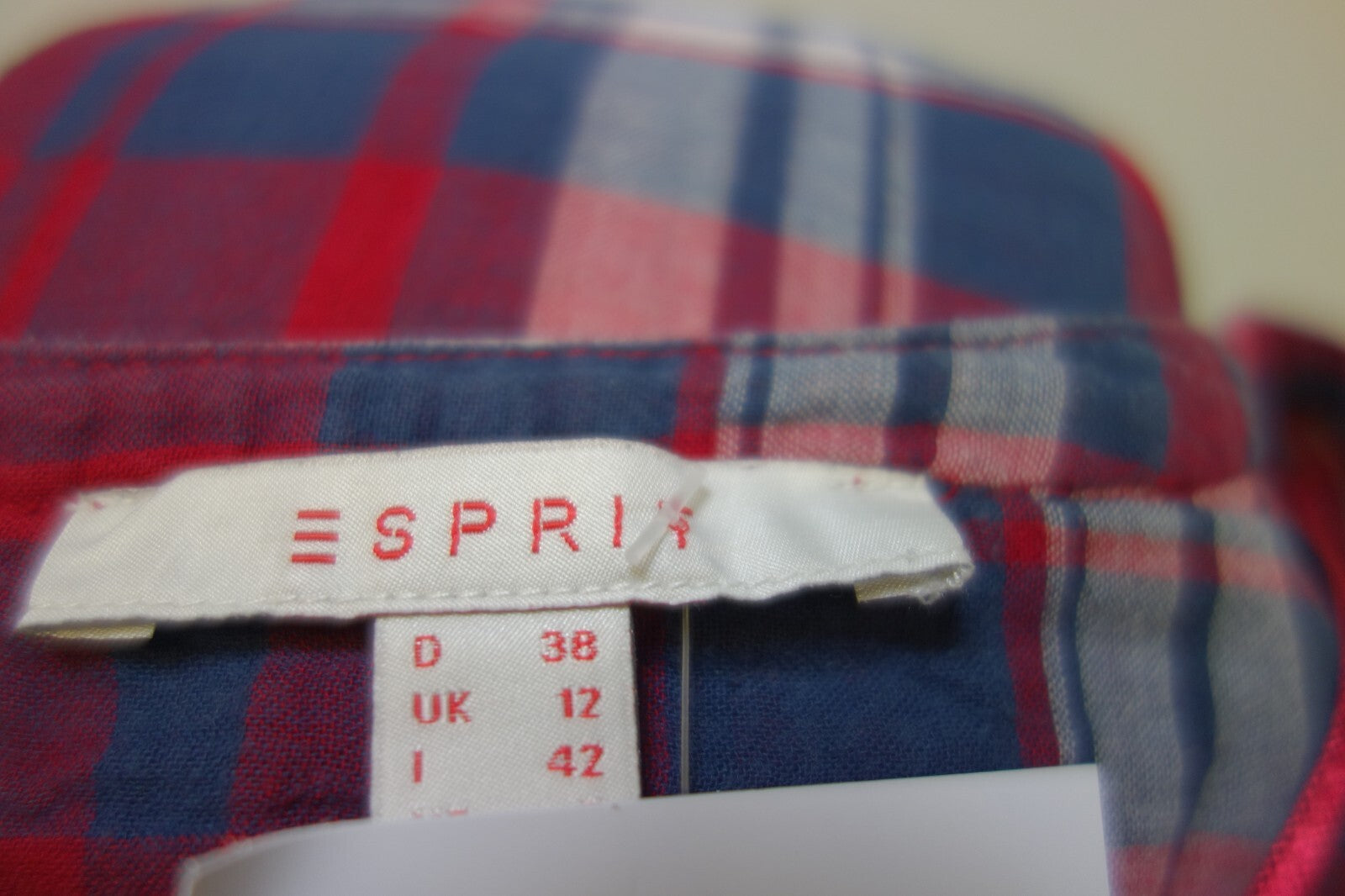 EK1799 Damen Bluse kariert von Esprit, Größe 385