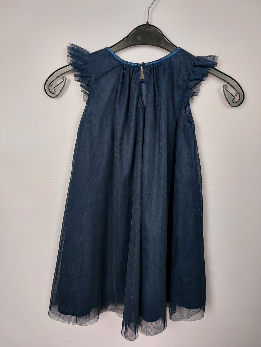 EK4320 Mädchen Kleid von H&M, blau, Glitzernd, Gr. 1282