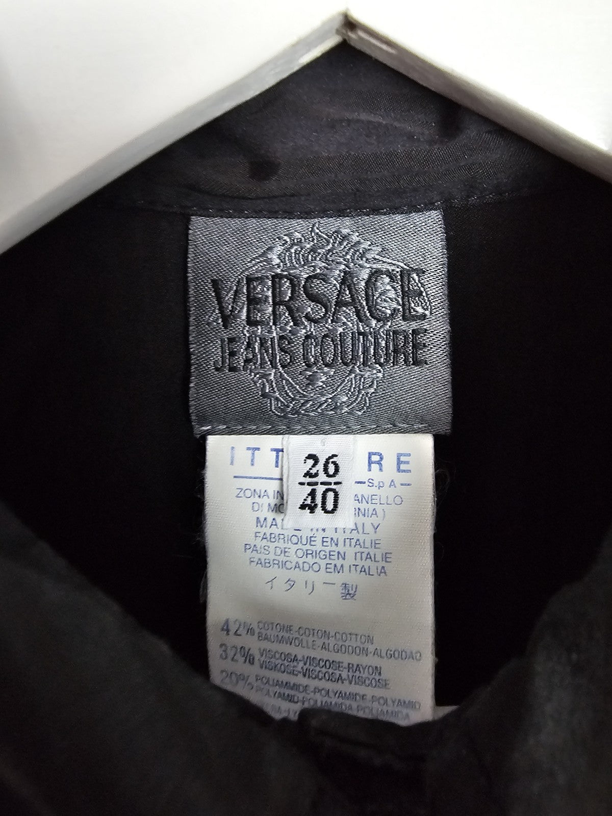 EK9594 Damen Kleid von Versace, Schwarz, Gr. 26/402