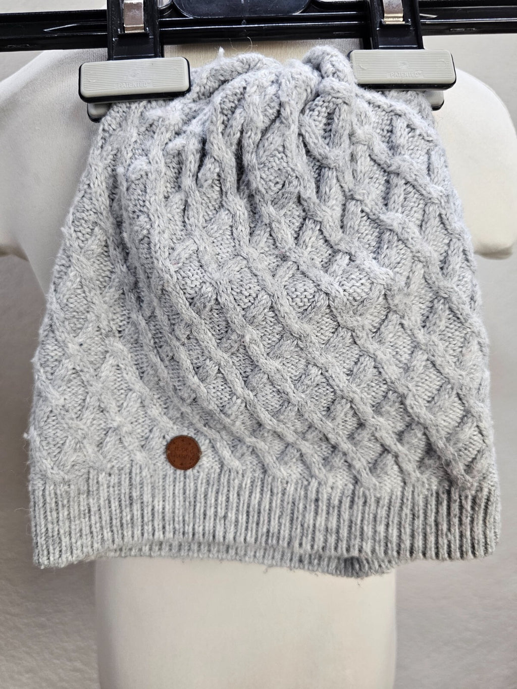 EK6366 Mädchen Mütze von H&M, grau, Gr.158/1700
