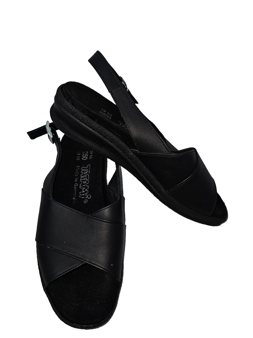 ES0745 Damen Sandale von Tatami, schwarz, Gr.390