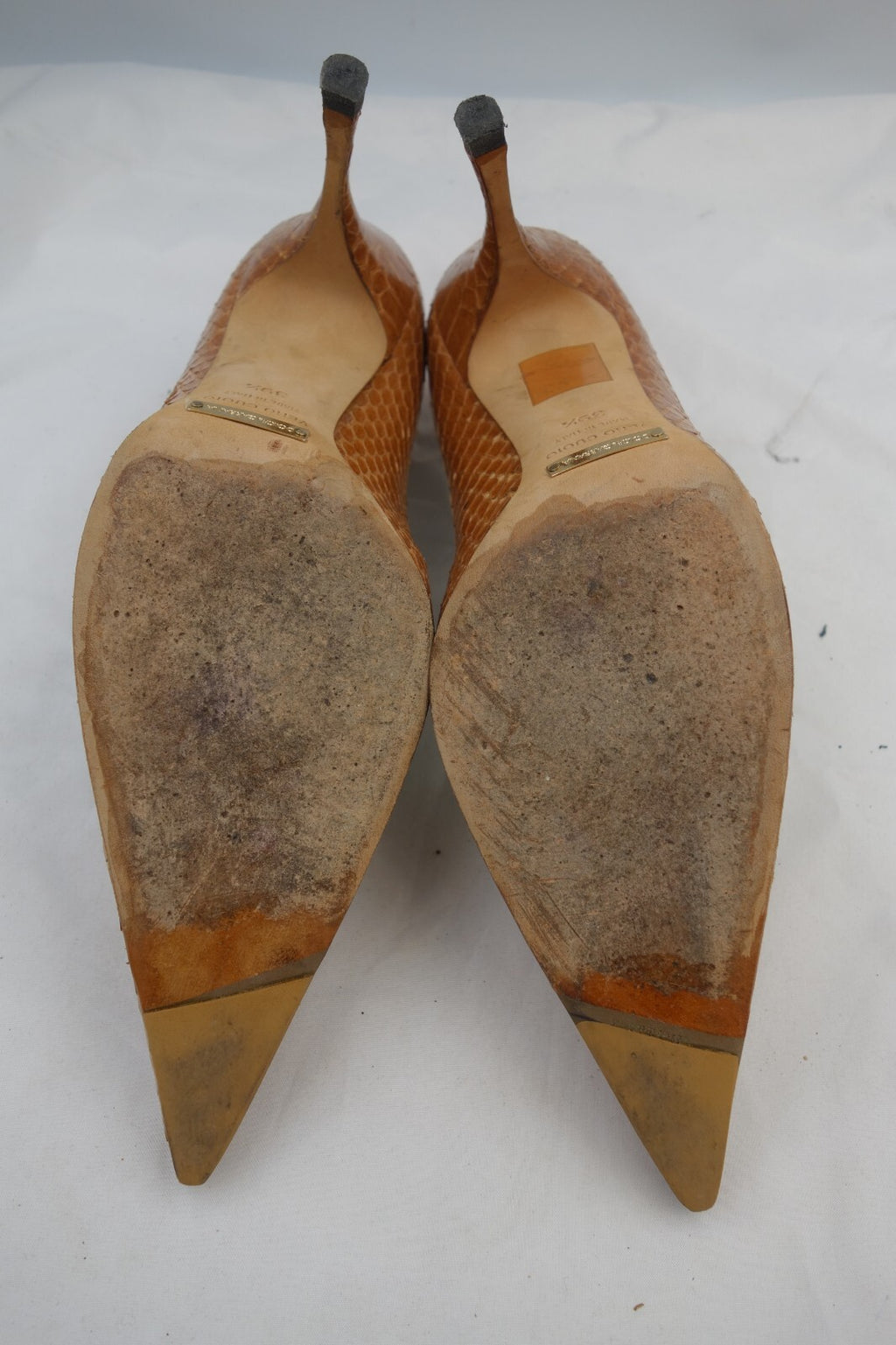 ES0067 Damen Pumps von Dolce&Gabbana, hellbraun, Gr. 39,53