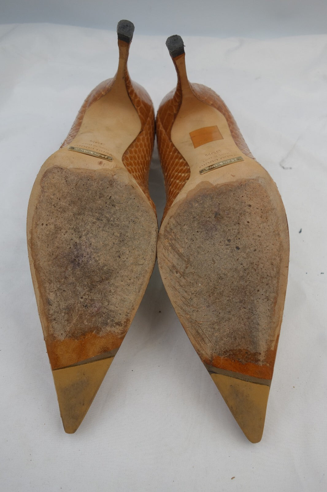 ES0067 Damen Pumps von Dolce&Gabbana, hellbraun, Gr. 39,53