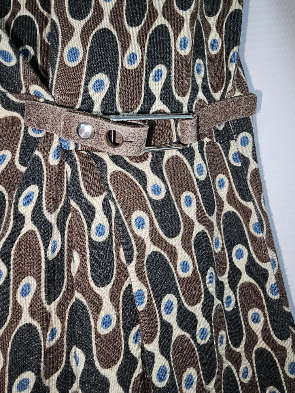 EK1496 Damen Kleid von Ellen Eisemann, Braun, Gr. S2