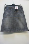 EK0193 Damen Rock, grau, denim, Gr. 380