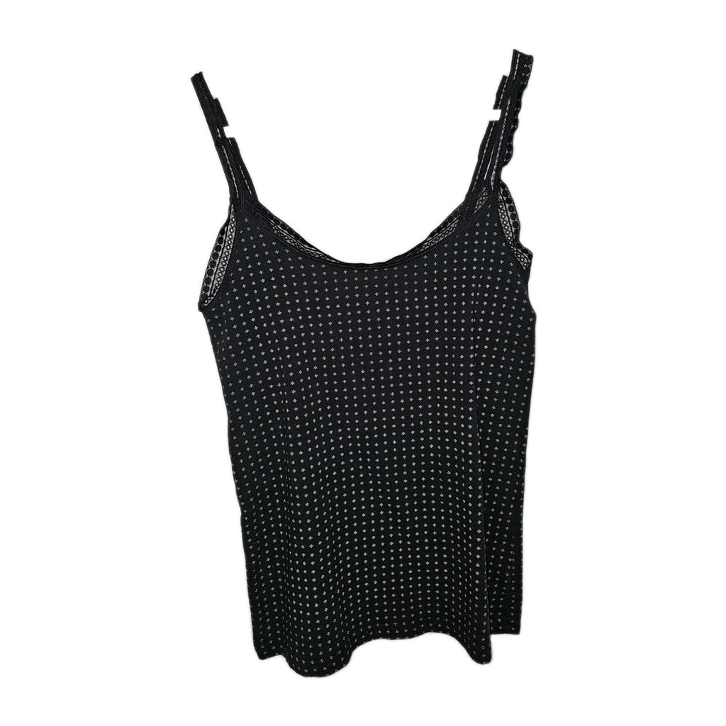 EK11076 Damen Spitzentop, Schwarz, Gr. S0