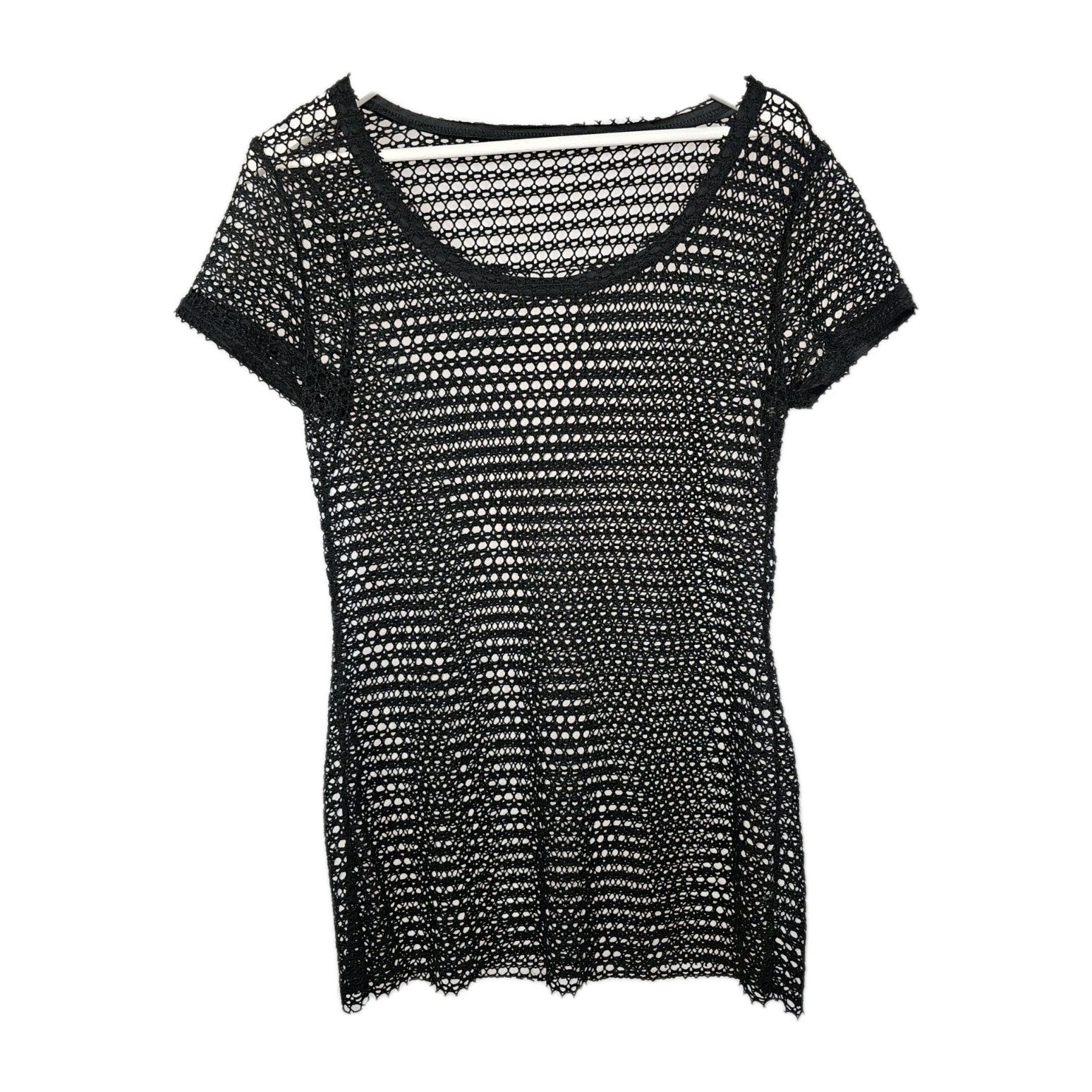EK9411 Damen T-Shirt, schwarz, Lochmuster, Gr.M (Größentabelle)2