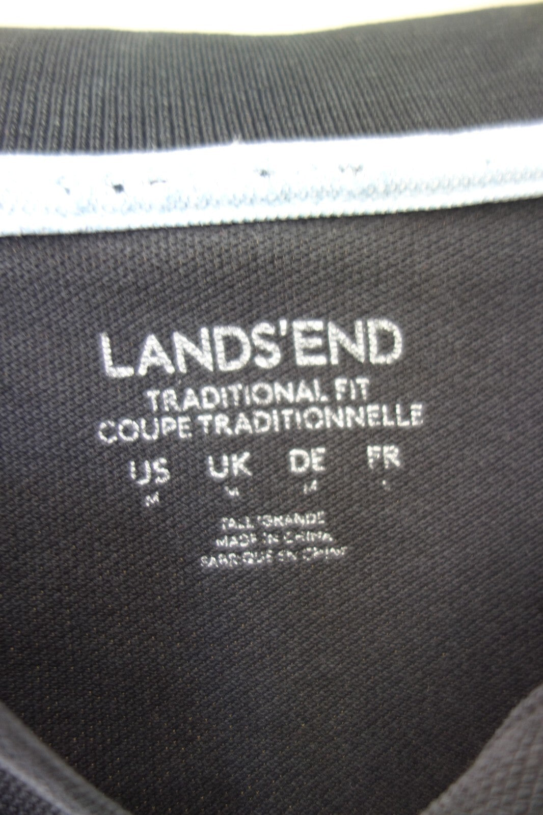 EK4246 Herren T-Shirt von Lands`end, dunkelblau, Gr.M3