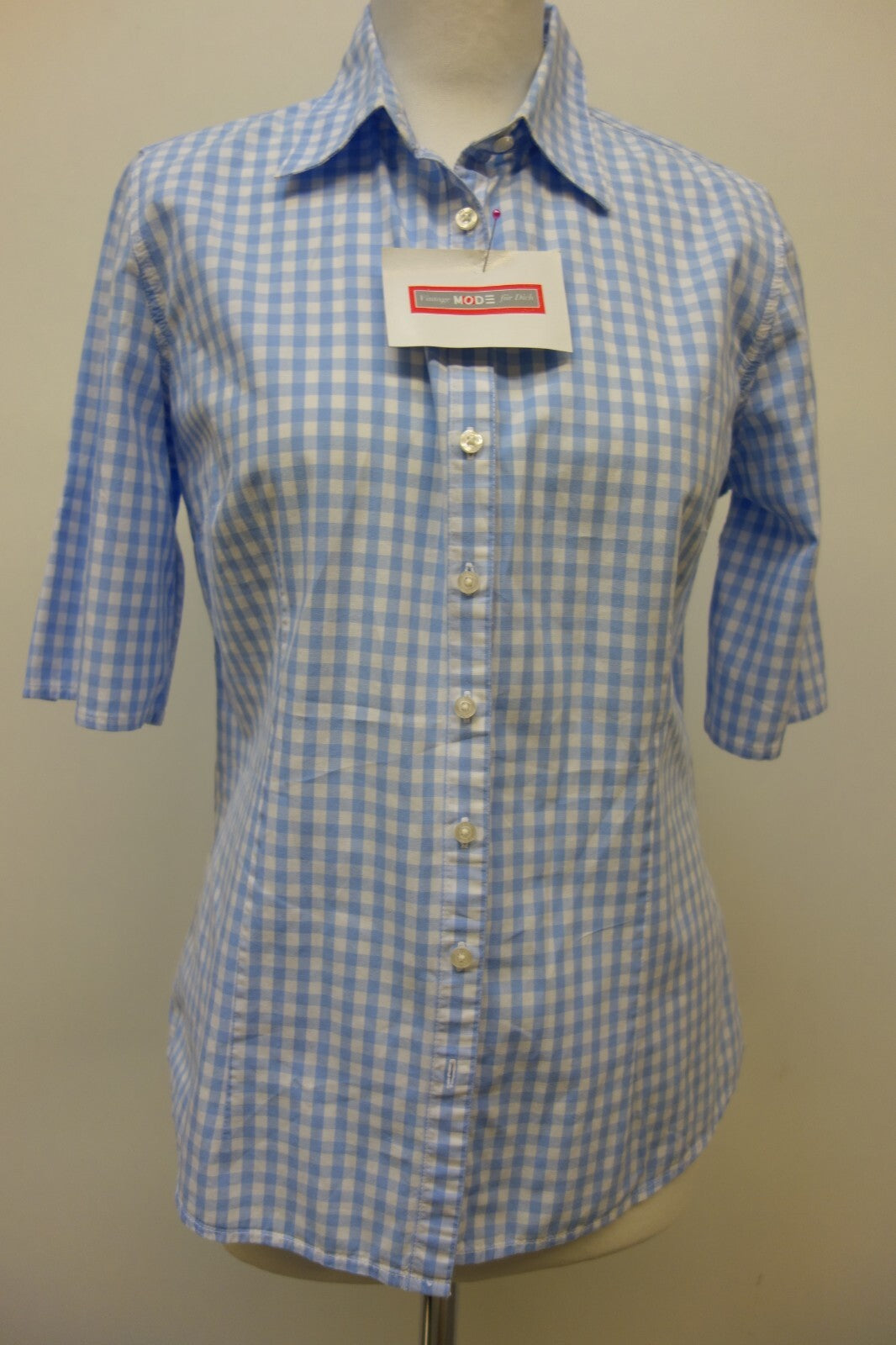 EK2107 Damen Bluse, kariert von Marco Pecci, Gr. 380