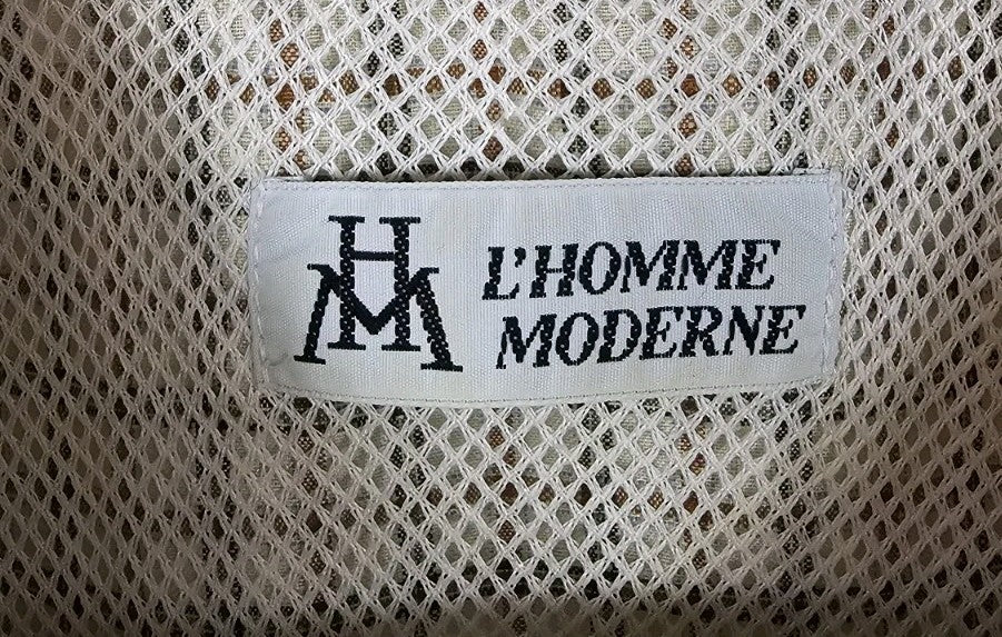 EK7284 Herren Hemd L'Homme Moderne Gr.L Braun Karriert1