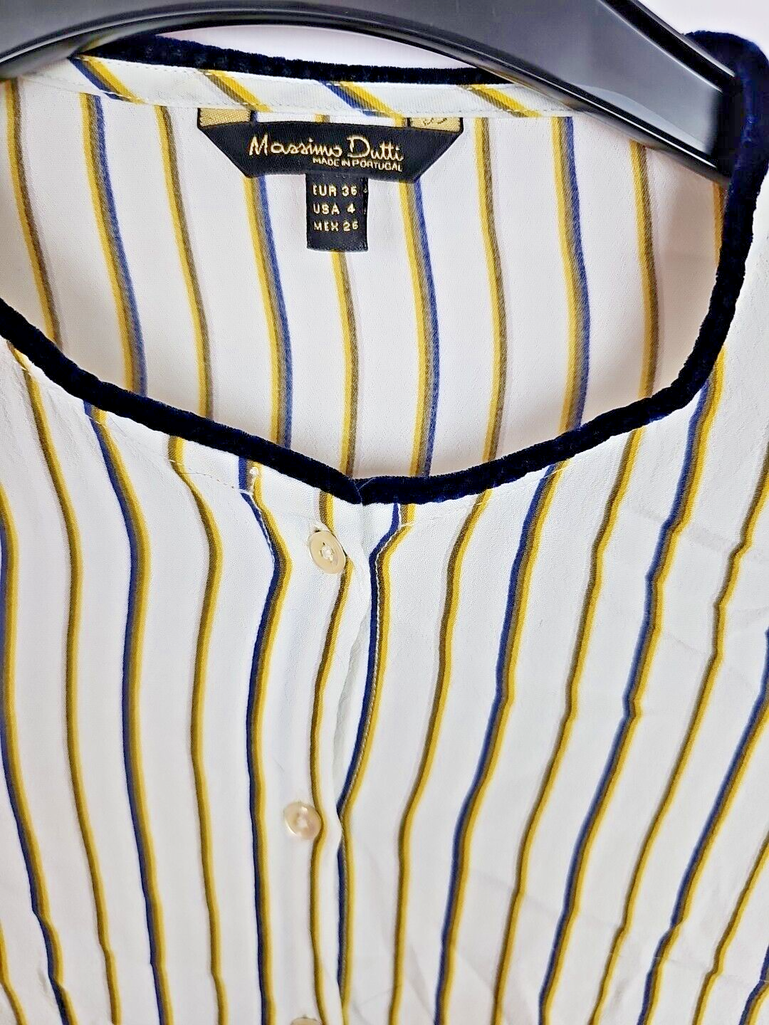 EK 6589 Bluse Massimo Dutti Gestreift  Gr  37 1