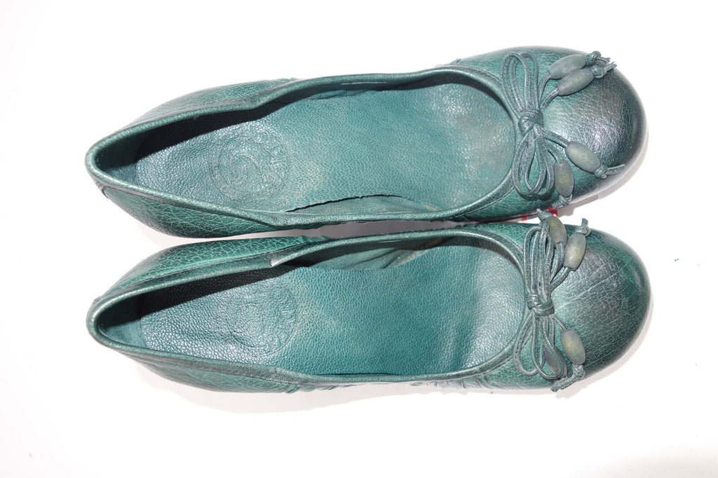ES0259 Damen Pumps von Vero Cuoio, 35, grün4