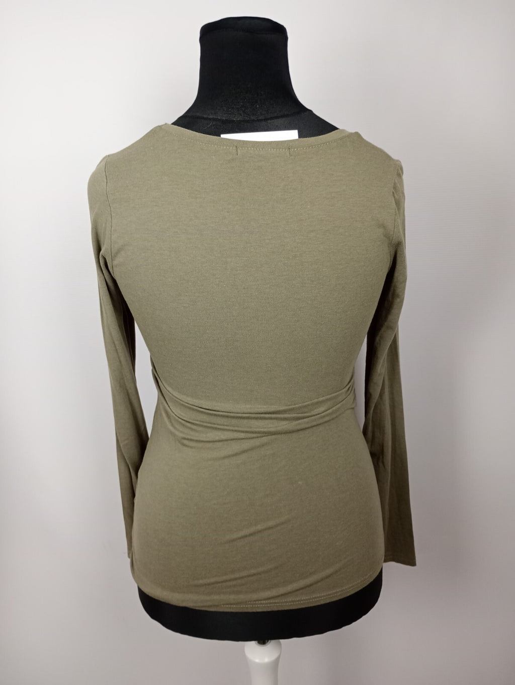 EK5079 Damen Langarmshirt von Saint Tropez, graugrün, Gr. XL4