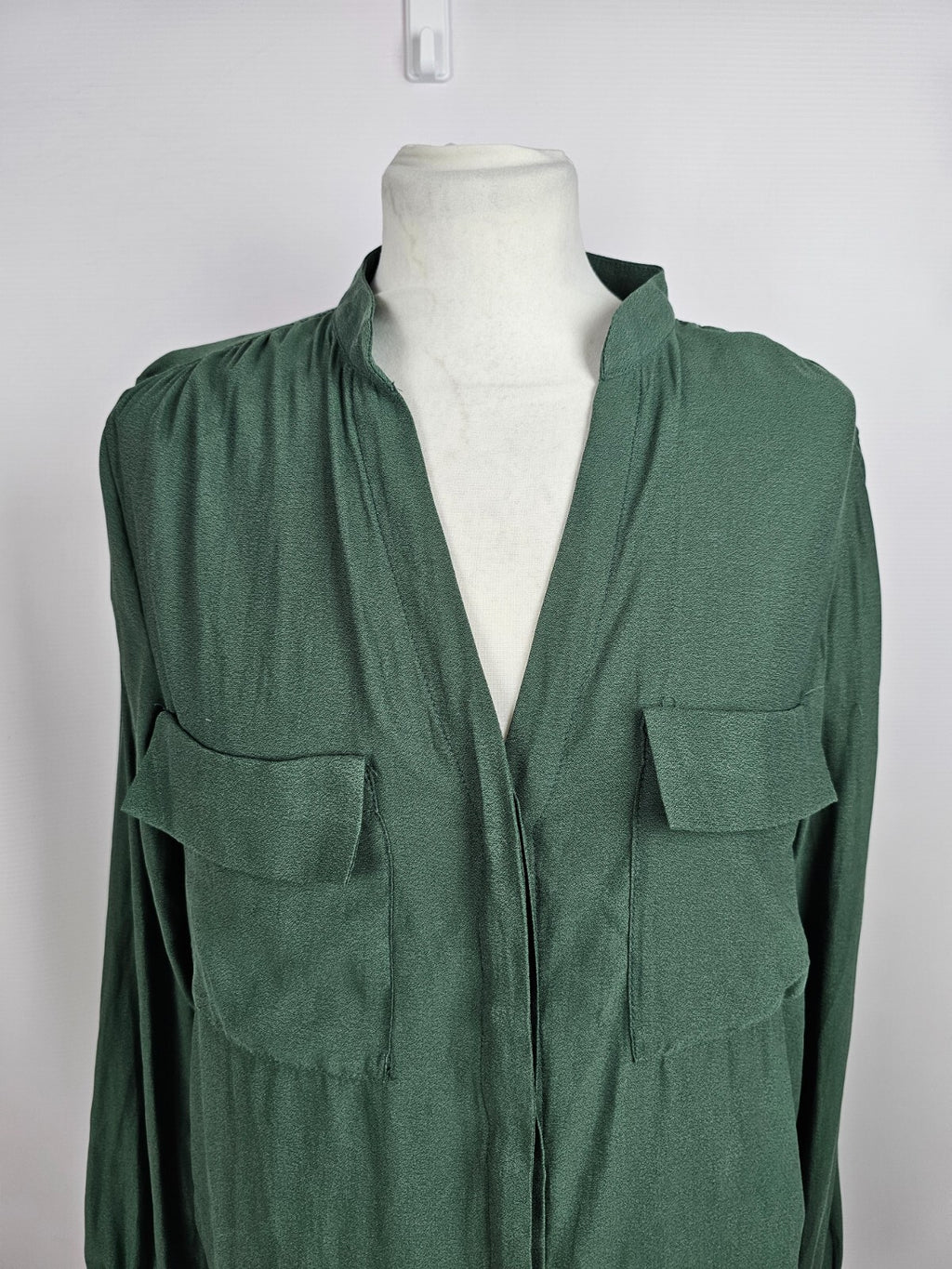 EK5620 Damen Bluse von H&M, grün, Gr. 381