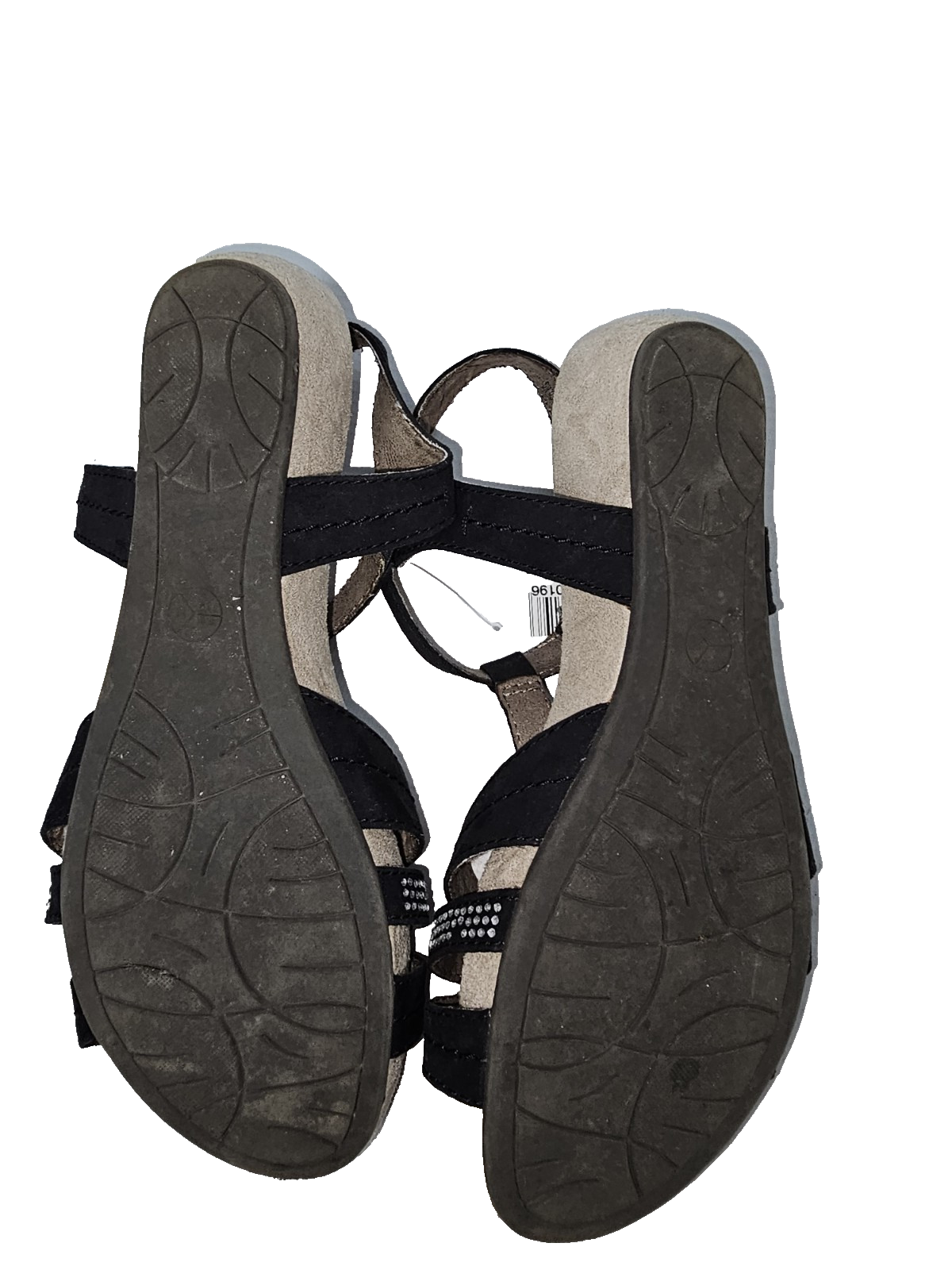 ES0741 Damen Sandale von Jana, schwarz, Gr.393