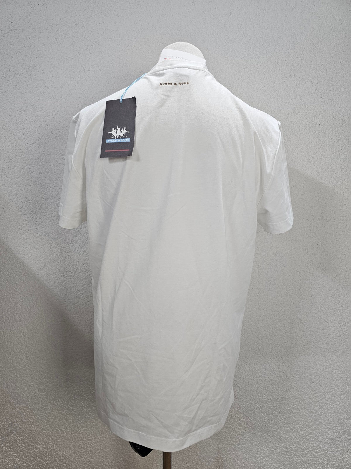 EK6039 Herren T-Shirt von Ayres & Sons, weiß, Gr.XL4