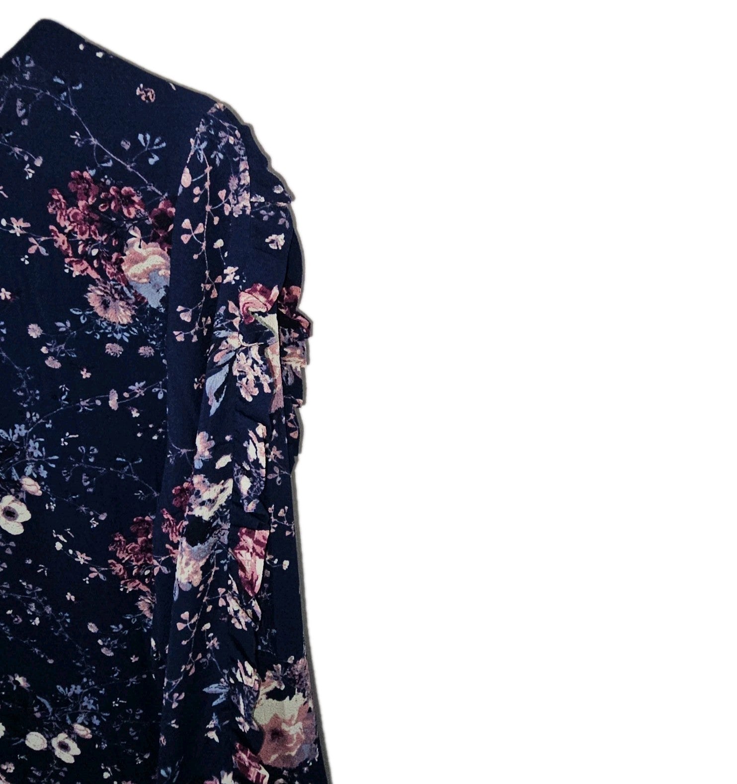 EK9032 Damen Bluse von Tchibo, Dunkelblau, Gr. 445