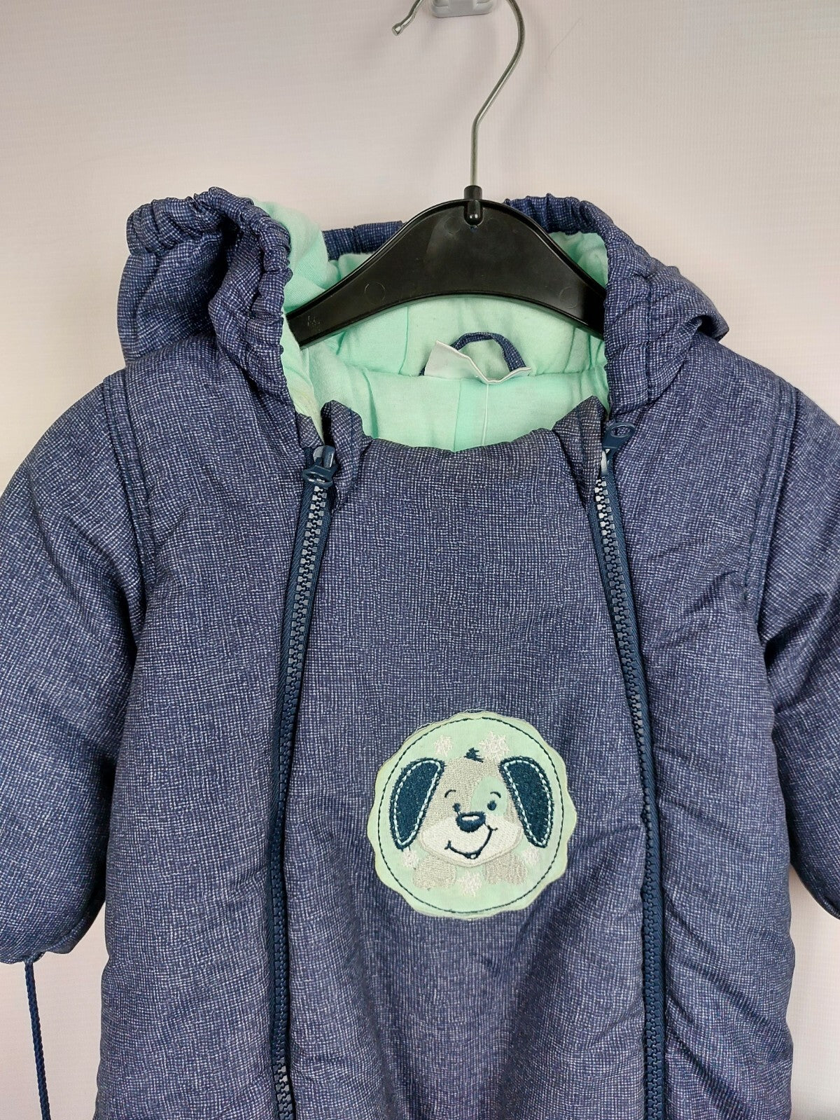 EK4196 Baby Schneeanzug blau, Gr. 684