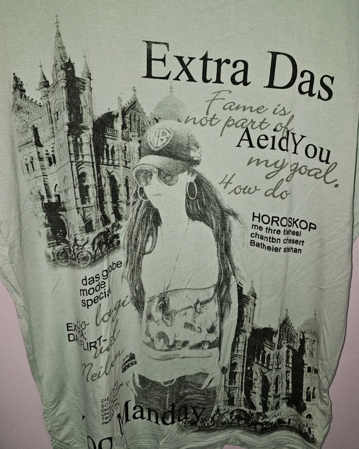 EK9961 Damen T-Shirt von Dinadair, grün, Gr.XL/XXL1