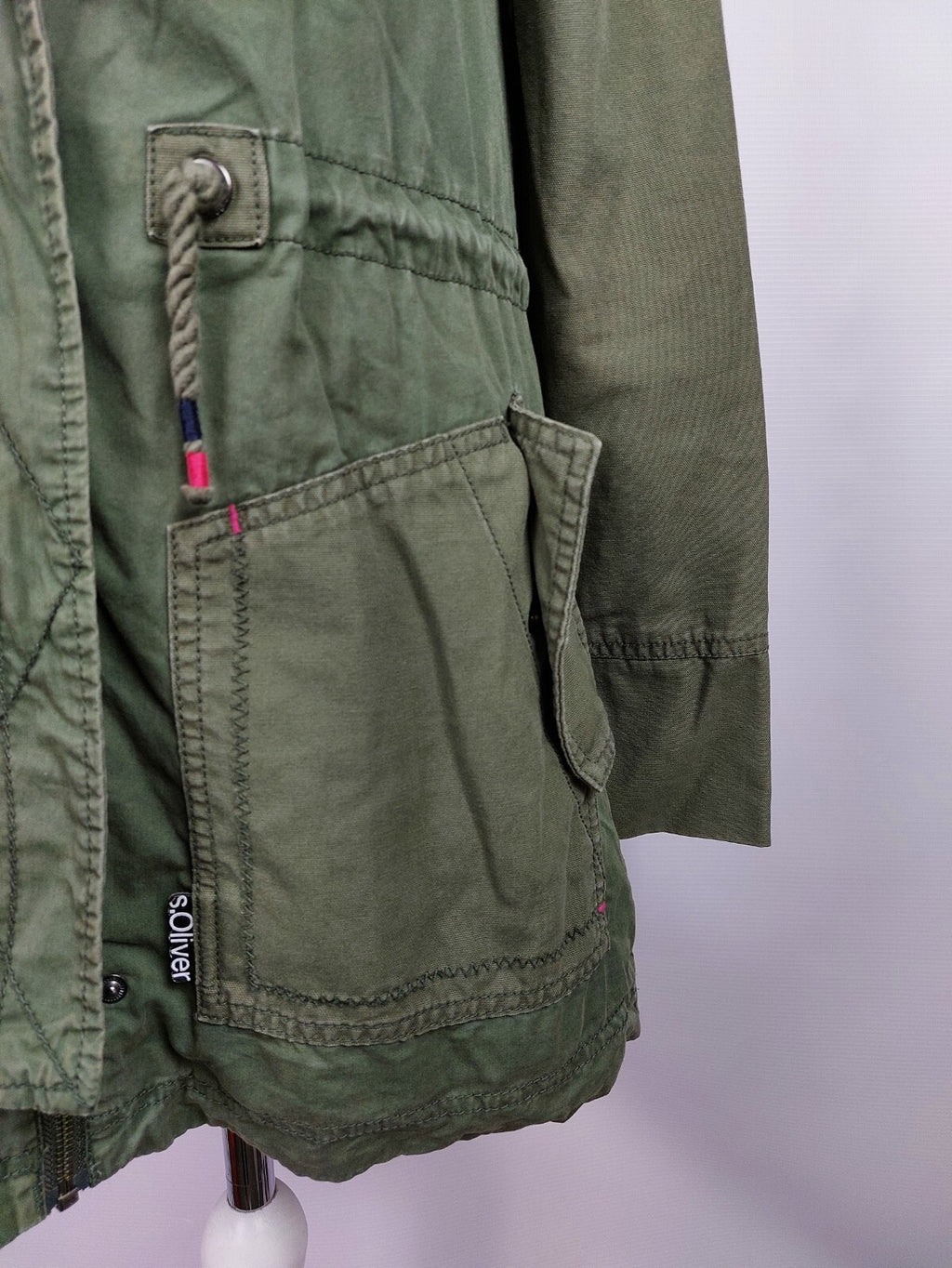 EK3457 Mädchen Jacke von s.Oliver, grün, Gr.1644