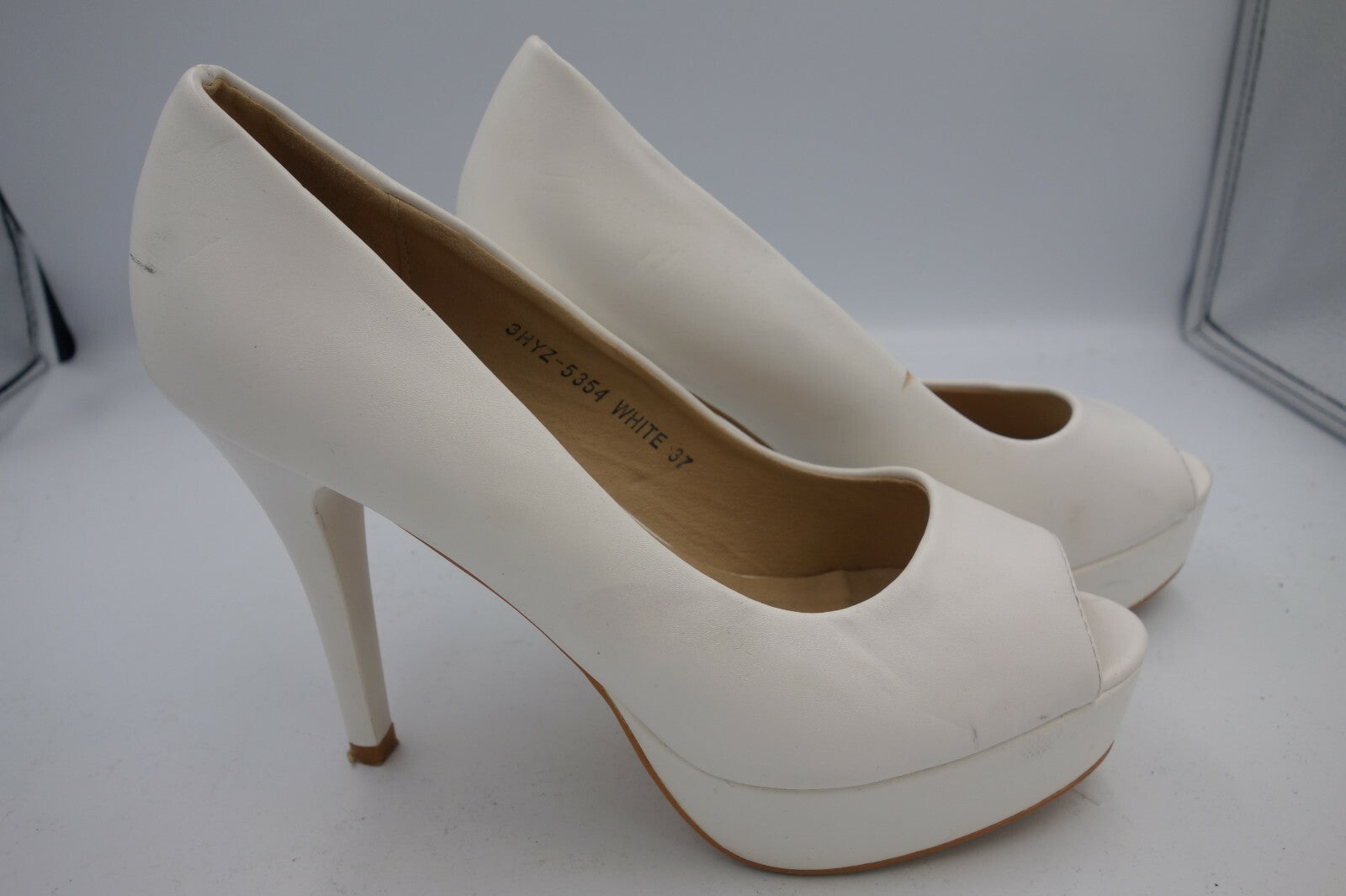 ES0588 Damen Pumps von Jumex, weiß, 371