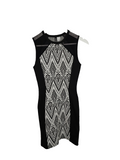 EK7082 Damen Kleid von H&M, Schwarz/weiß, Gr.340