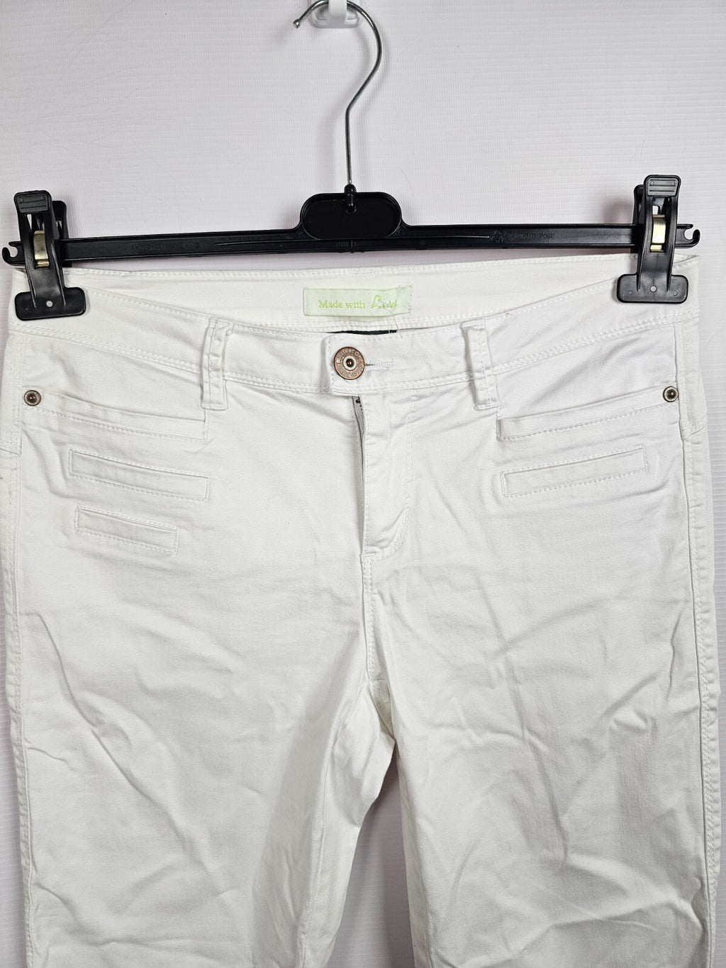 EK4862 Damen Capri Hose von Street One, weiß, Gr. 361