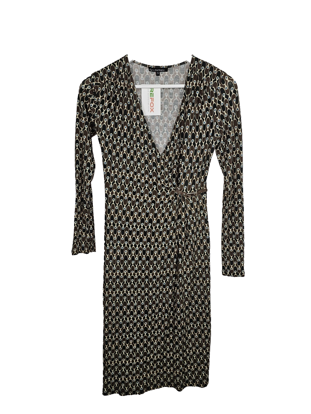 EK1496 Damen Kleid von Ellen Eisemann, Braun, Gr. S0