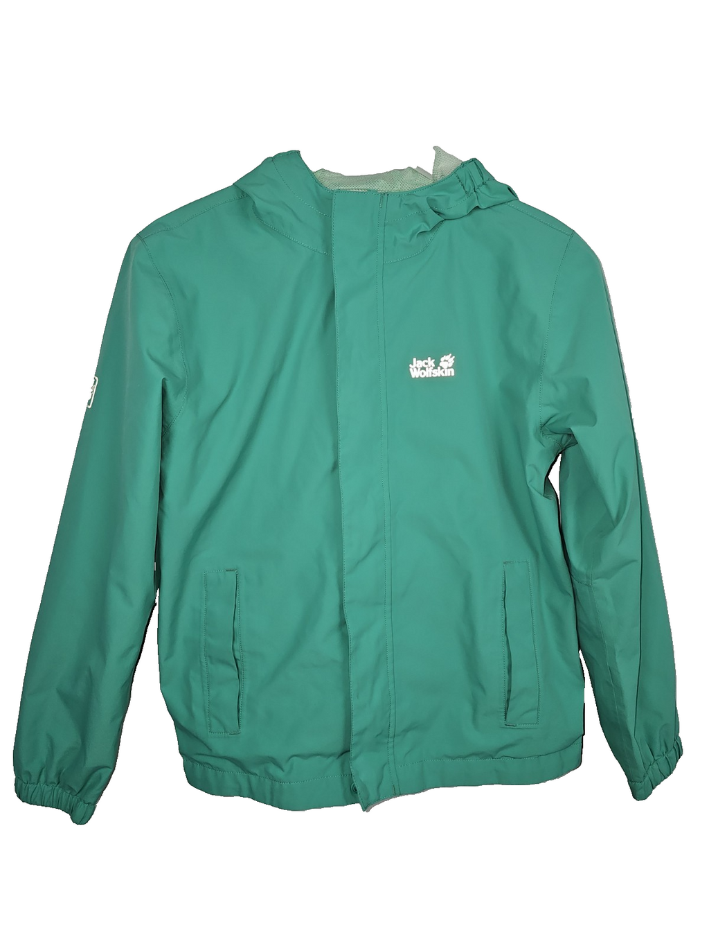 EK7731 Mädchen Windjacke von Jack Wolfskin, grün, Gr.1520