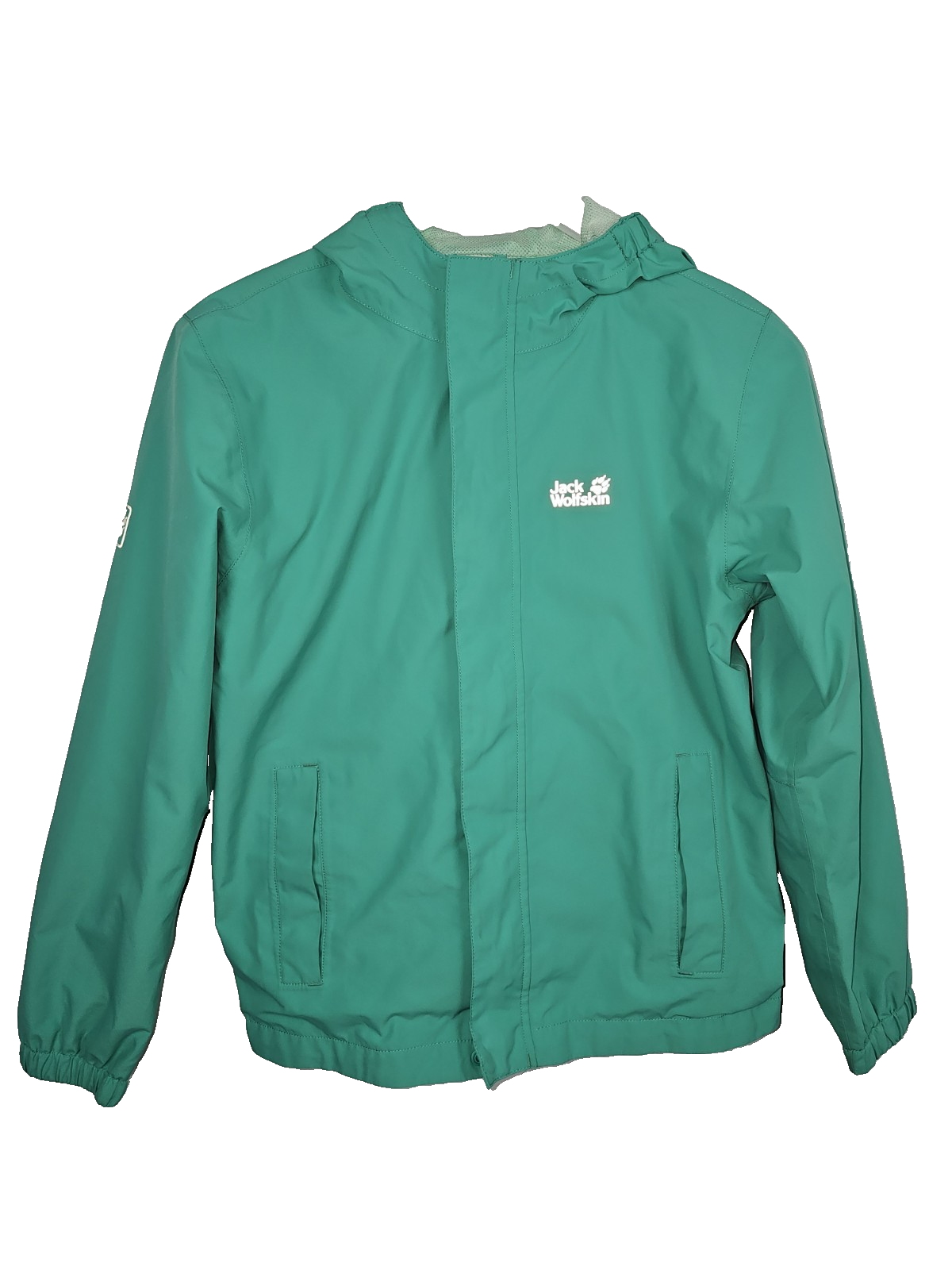 EK7731 Mädchen Windjacke von Jack Wolfskin, grün, Gr.1520