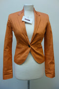 EK0478 Damen Blazer von Bershka, orange, Gr. S0