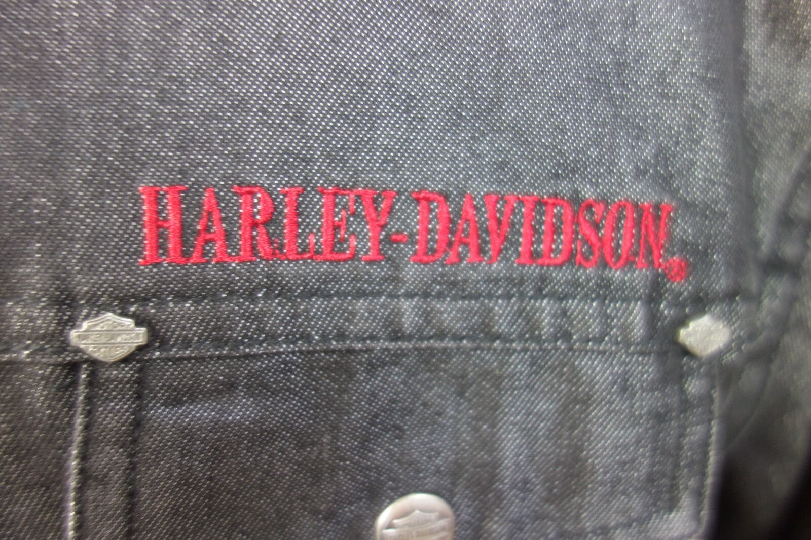 EK4013 Schwarze Jacke von Haley-Davidson, Gr. S2
