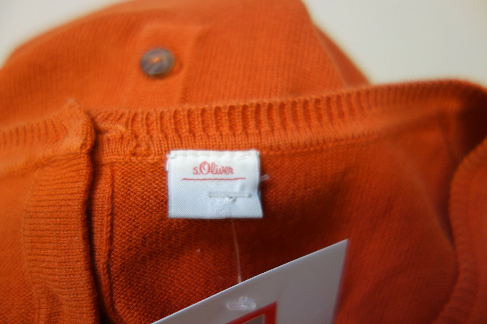 EK1337 Damen Pullover von s.Oliver, orange, Gr. 344