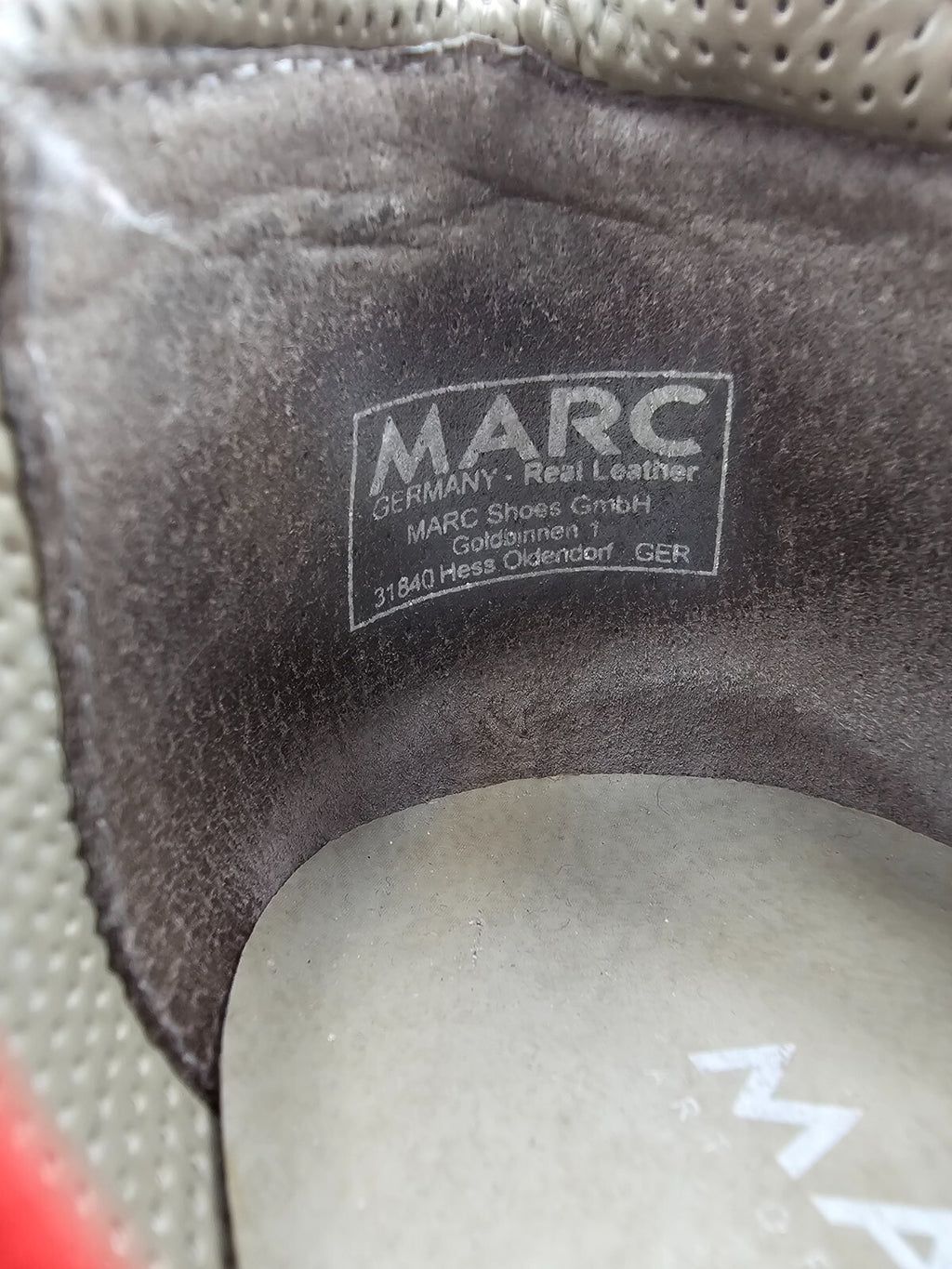 ES0028 Damen Halbschuh von Marc, rot, Gr.405