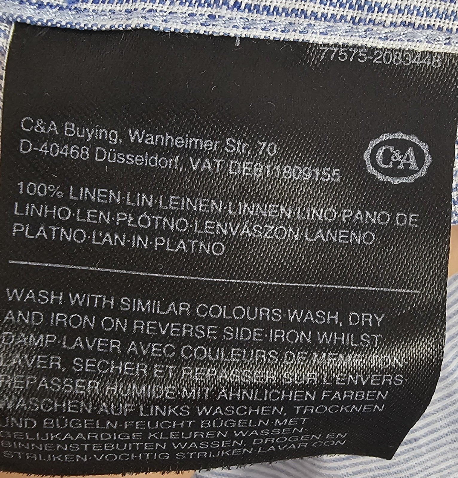 EK8748 Herren Hemd von Westbury, Blau, Gr. S4