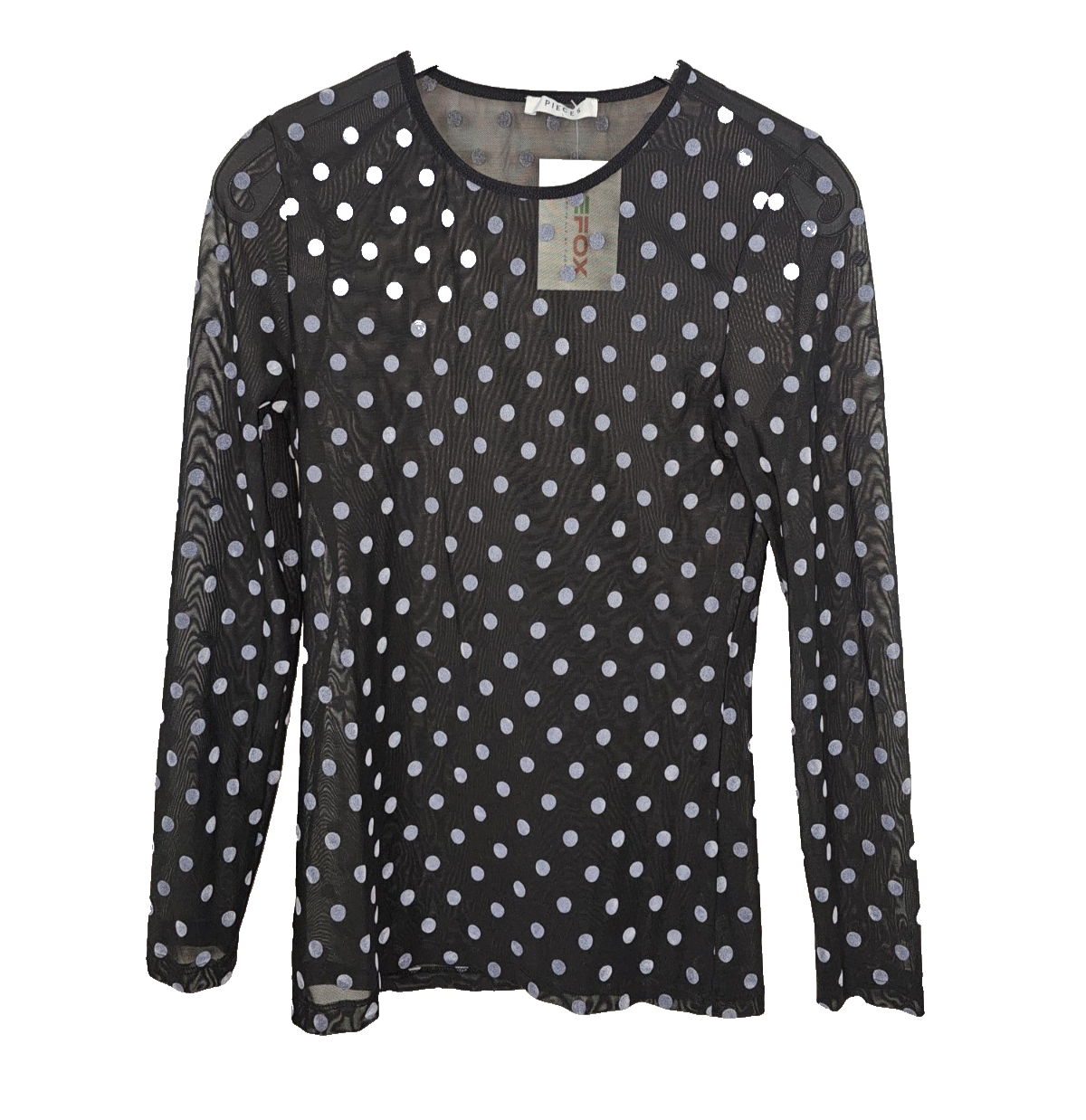 EK8018 Damen Bluse von Pieces, Schwarz, Gr. L0