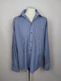 EK1227 Herren Hemd von Bongossi Trade, blau/weiß kariert, Gr. 2XL0