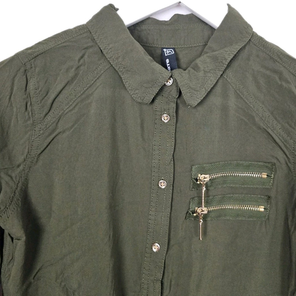 EK9004 Damen Bluse von Blind Date, grün, Gr.M1