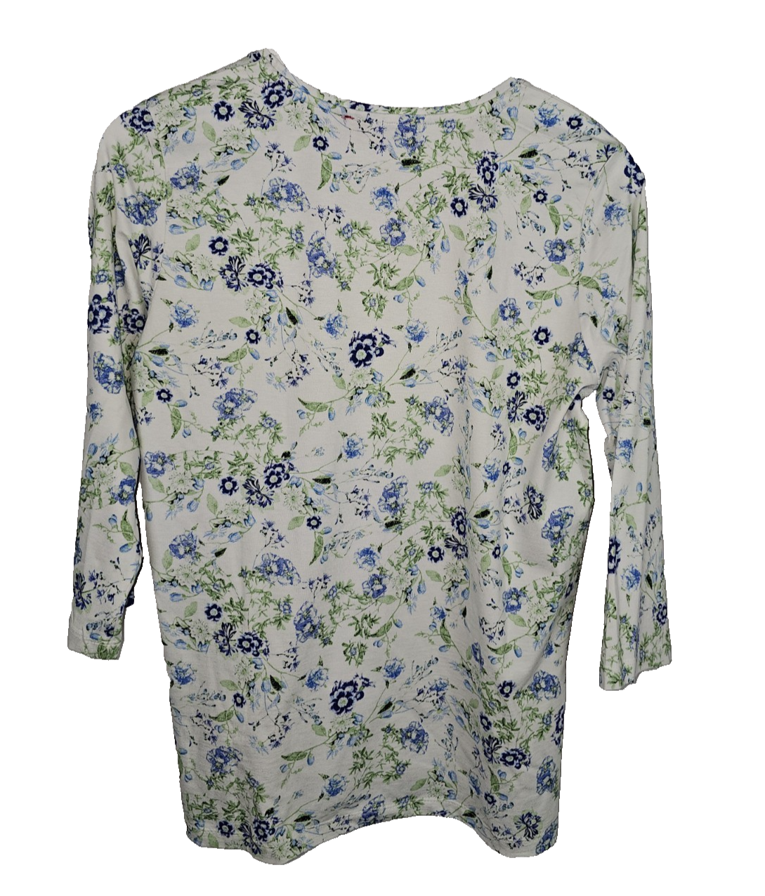 EK7783 Damen Shirt von Lea H., weiß-blau, Gr.M3