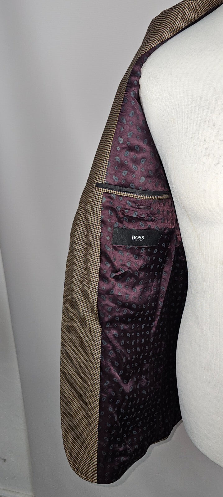 EK3129 Herren Anzugsjacke von Hugo Boss, Braun, Gr.:506