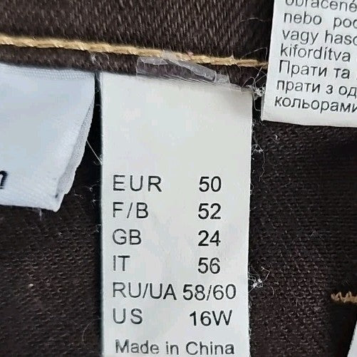 EK9719 Damen Hose Bpc Gr.50 Braun2