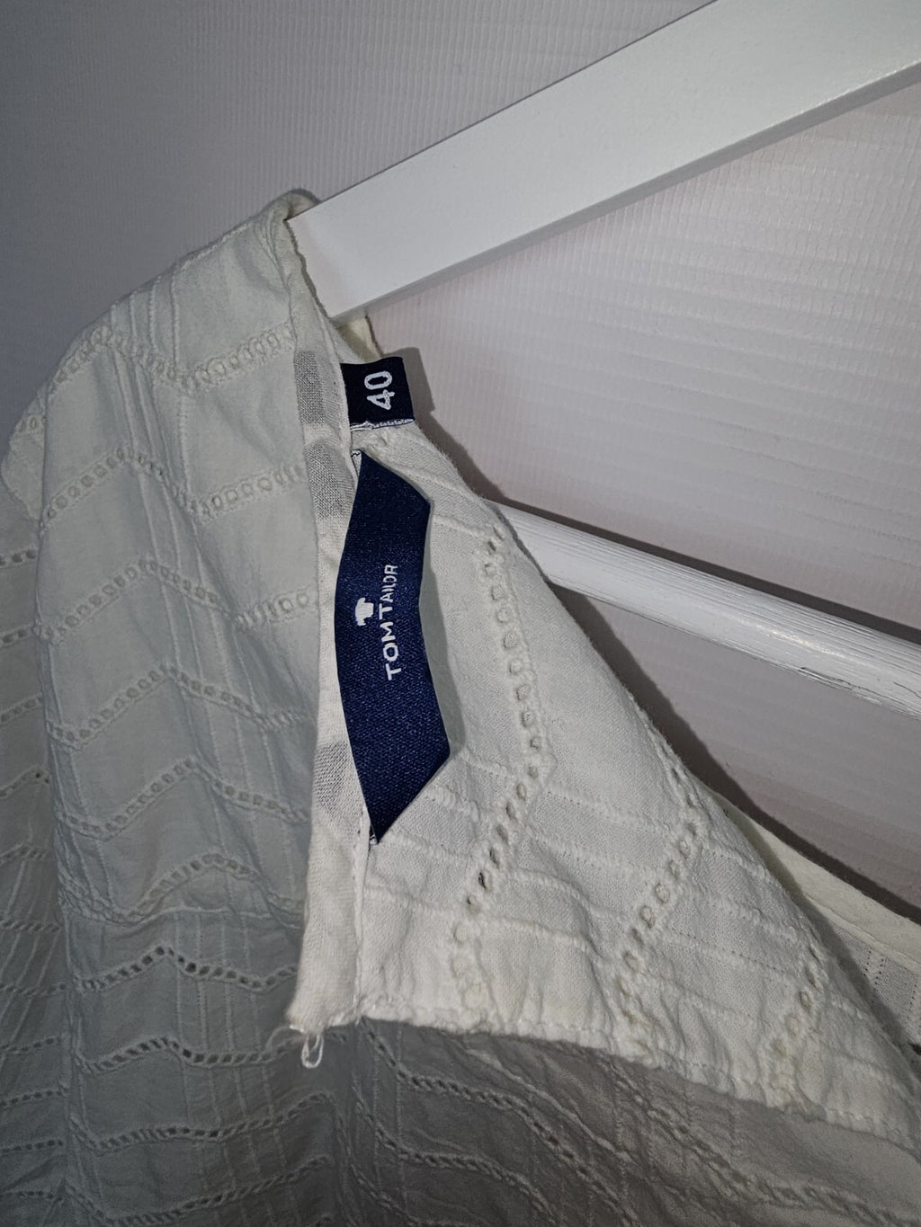 EK3399 Damen Bluse von Tom Tailor, Weiß, Gr.402