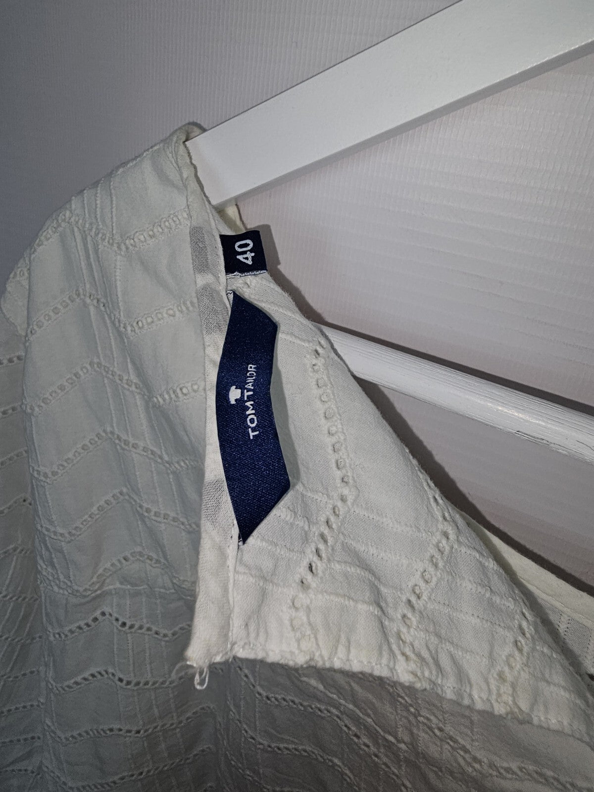 EK3399 Damen Bluse von Tom Tailor, Weiß, Gr.402