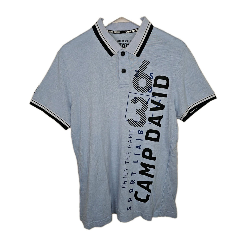 EK11225 Herren T-Shirt von Camp David, blau, Gr.L0