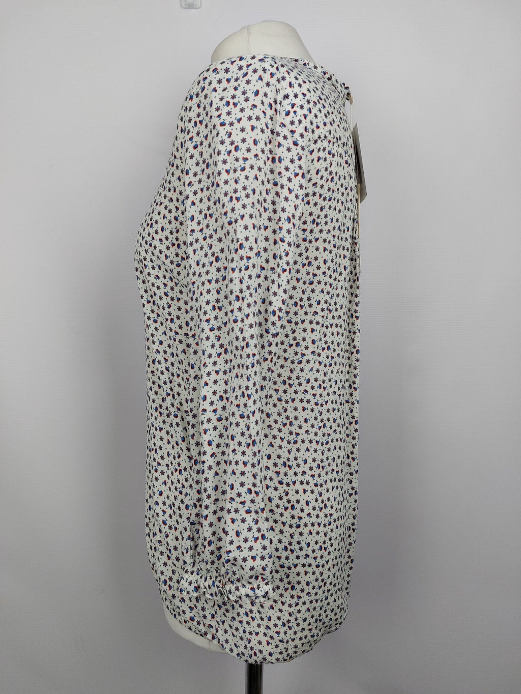 EK0922 Damen Bluse von Esprit, weiß mit Blümchen, Gr. XS4