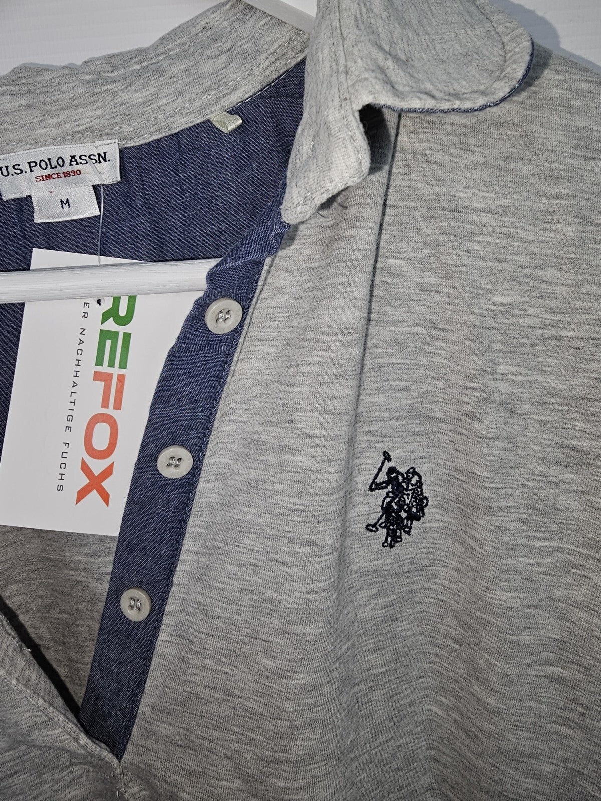 EK510 Herren Sweatshirt von U.S Polo Assn, Grau, Gr.M2
