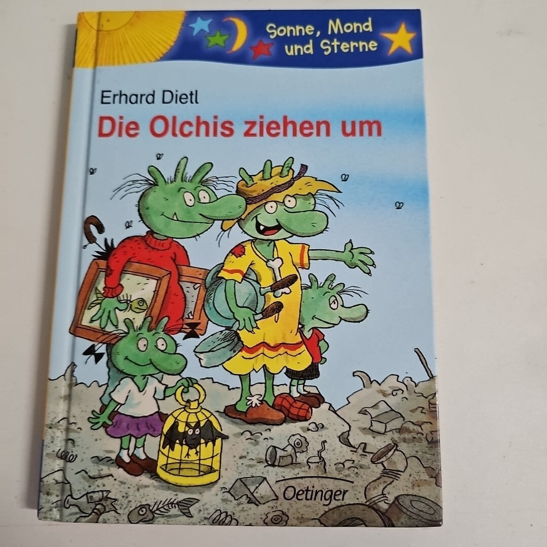EB1910 Erhard Dietl Die Olchis ziehen um(Mängelexemplar)0
